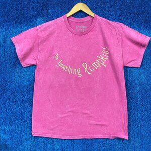 The Smashing Pumpkins Pink Logo Tee – Official Merch Size Large